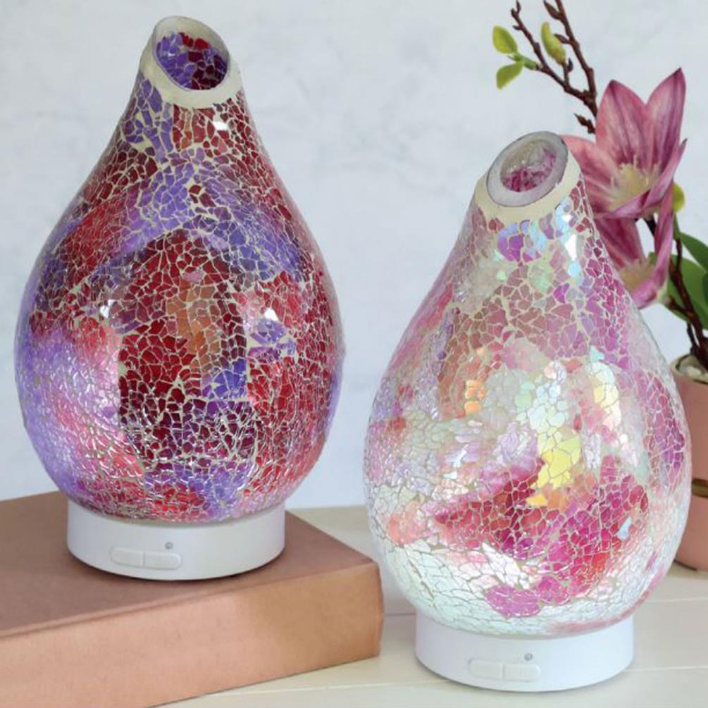 Aroma Pink Crackle Ultrasonic Electric Oil Diffuser Extra Image 1